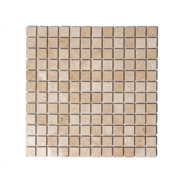 Mozaic Travertin Classic Lustruit 2.3 x 2.3 x 1 cm